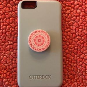 IPHONE 6S+ SYMMETRY SERIES OTTER BOX W/ POPSOCKET